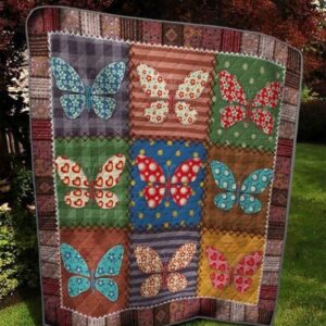 Lovely Pattern Butterfly Quilt Blanket  Quilt